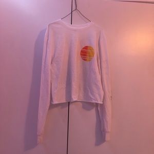 Full Tilt California Mammoth Long Sleeve Crop Tee